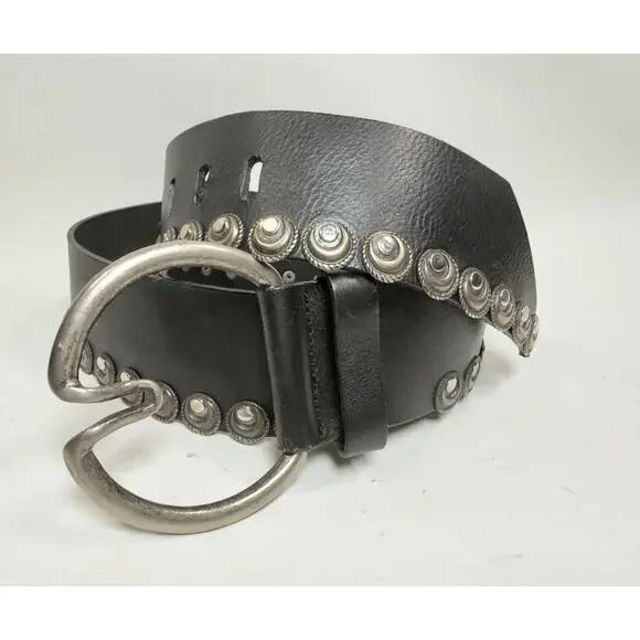 Brave made in Canada Wide Leather Hip Waist Belt size 38 - Picture 7 of 9